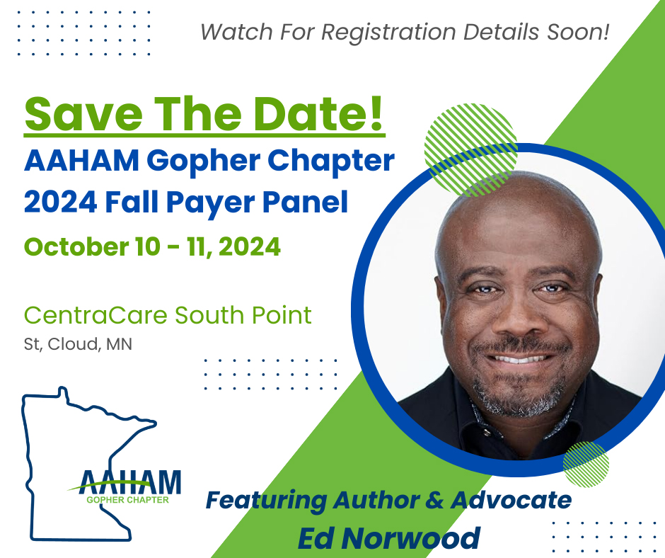 2024 Fall Payer Panel Conference Save The Date